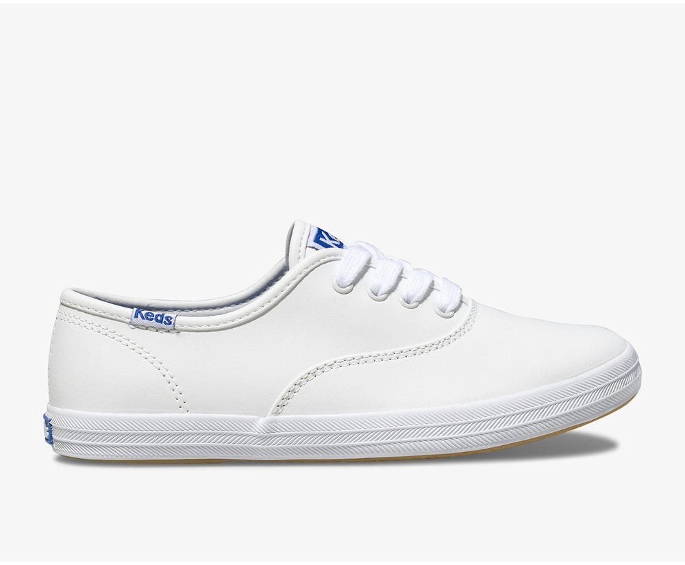 Zapatillas Keds Niños Blancas - Champion Cvo - 351-HNUKJF